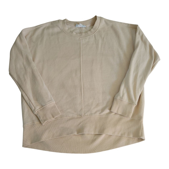 Hippie Rose Beige Sweatshirt Size M - Picture 2 of 8